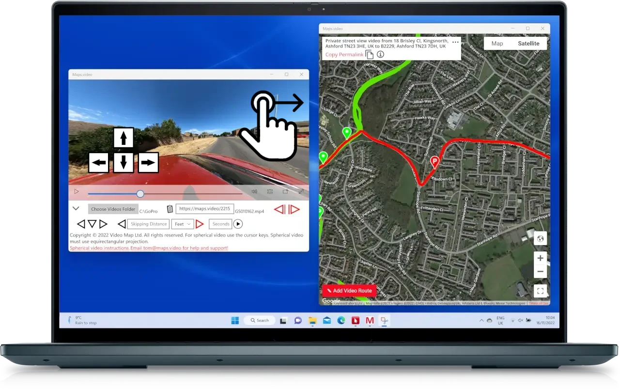Download the Windows 10/11 App and play videos directly from your hard drive with no loss of quality.